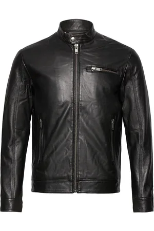 SELECTED Slhiconic Classic Leather Jkt W Læderjakke Skindjakke Black
