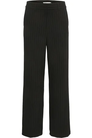 Gestuz Joellegz Pinstripe Mw Pants Noos Bottoms Trousers Suitpants Black