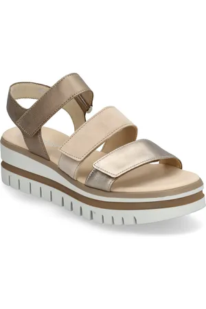 Gabor Sandal Shoes Sandals Flat Sandals Beige