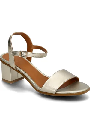 Geox D Aurely 50 B Sandal Med Hæl Silver