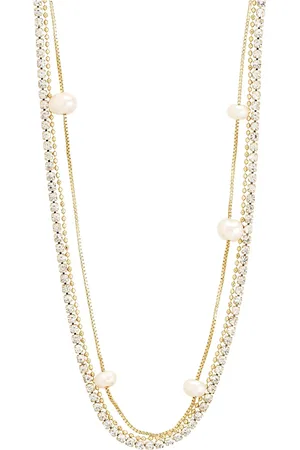 Pilgrim Starlight Necklace 3-In-1 Accessories Jewellery Necklaces Chain Necklaces Gold