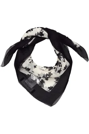 Ralph Lauren Two-T Floral Silk Square Scarf Accessories Scarves Lightweight Scarves Multi/patterned