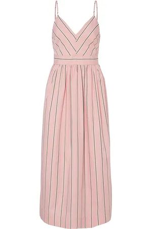 Y.A.S Mivu Strap Long Dress S. Knælang Kjole Pink