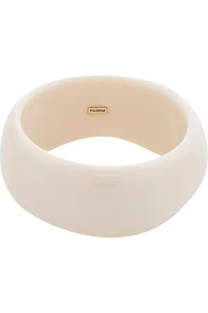 Pilgrim Aase Maxi Bangle Accessories Jewellery Bracelets Bangles White