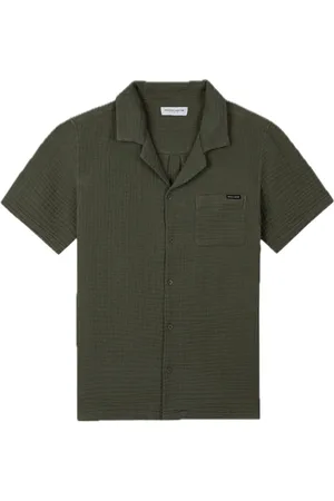 Maison Labiche Germain Nb Tops Shirts Short-sleeved Shirts Green