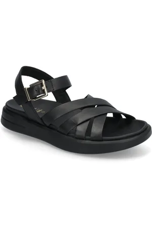 Geox D Xand 2S B Shoes Sandals Flat Sandals Black