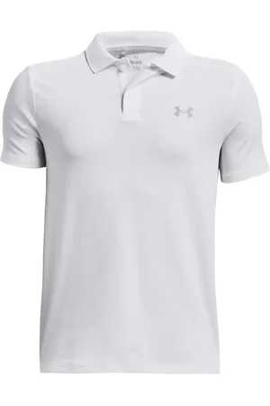 Under Armour Ua Matchplay Polo Sport T-shirts Polo Shirts Short-sleeved Polo Shirts White