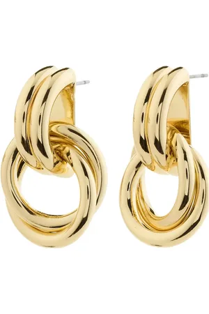 Pilgrim Agni Earrings Accessories Jewellery Earrings Hoops Gold