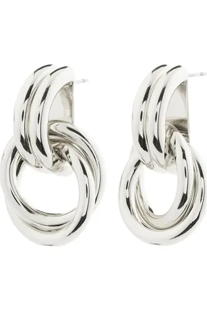 Pilgrim Agni Earrings Ørestickere Smykker Silver