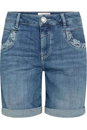 Mos Mosh Mmnaomi Grendel Shorts Bottoms Shorts Denim Shorts Blue