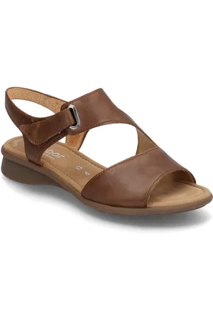 Gabor Sandal Shoes Sandals Flat Sandals Brown