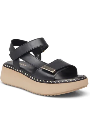 Gabor Sandal Shoes Sandals Flat Sandals Black
