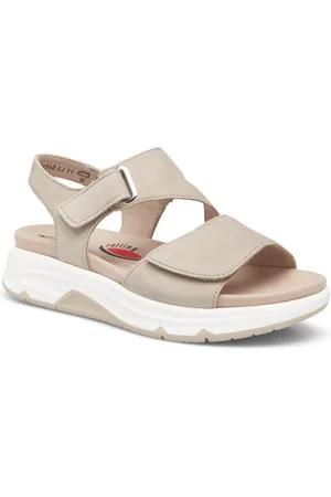 Gabor Rollingsoft Sandal Shoes Sandals Flat Sandals Beige