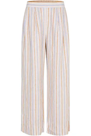 Masai Mapatty Bottoms Trousers Linen Trousers Multi/patterned