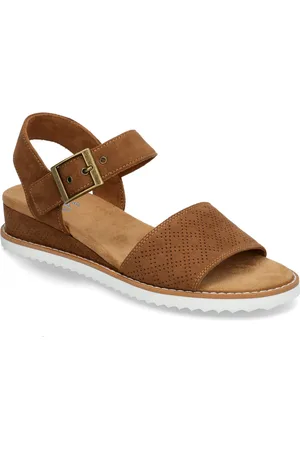 Skechers Women Desert Kiss Serendipitous Sandal Med Hæl Brown