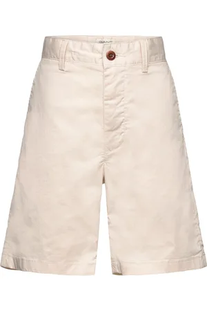 GANT Lightweight Chino Shorts Bottoms Shorts Cream
