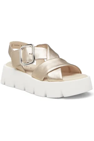 Gabor Sandal Shoes Sandals Platform Sandals Gold
