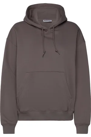 Weekday Essence Standard Hoodie Tops Sweatshirts & Hoodies Sweatshirts Brown