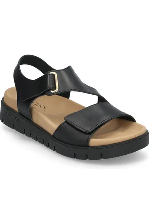 Sweeks Gabriela Shoes Sandals Flat Sandals Black
