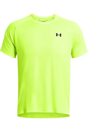 Under Armour Ua Tech Textured Ss Tops T-Kortærmet Skjorte Green