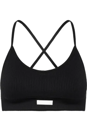Björn Borg Studio Seamless Ribbed Strap Bra Sport Women Sport Clothing Sport Bras - All Black