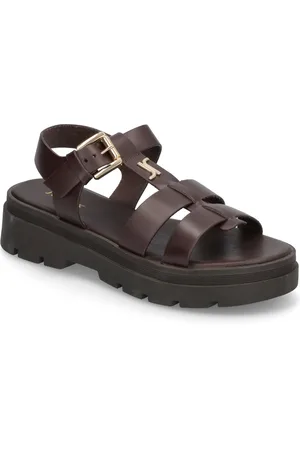 Jonak 585-Londres Cuir Shoes Sandals Platform Sandals Beige