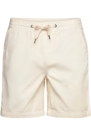 Lindbergh Corduroy Shorts Bottoms Shorts Casual Cream