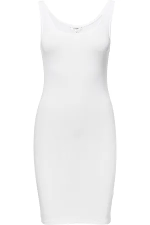 mbyM Lina Kort Kjole White