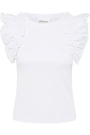 Karen by Simonsen Odakb Tank Tops T-shirts & Tops Short-sleeved White