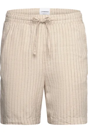 Lindbergh Y/D Striped Shorts Bottoms Shorts Casual Beige