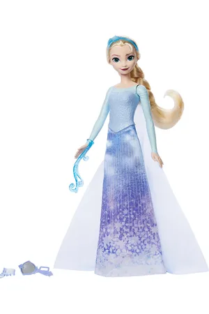 Frost Disney Frozen Spin & Reveal Elsa Toys Dolls & Accessories Dolls Multi/patterned