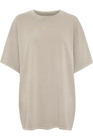 Gestuz Jiogz Over Tee Tops T-shirts & Tops Short-sleeved Grey