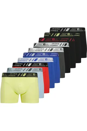 JACK & JONES Jacangus Solid Trunks 10 Pack Ln Boxershorts Blue Jack & J S