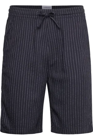 Lindbergh Y/D Striped Shorts Bottoms Shorts Casual Navy
