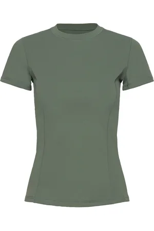 Björn Borg Borg Sleek T-Shirt Sport Women Sport Clothing Sports Tops & T-shirts Sport T-Skjorte Khaki Green