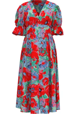 Y.A.S Farron 2/4 Midi Dress S. - Show Knælang Kjole Red