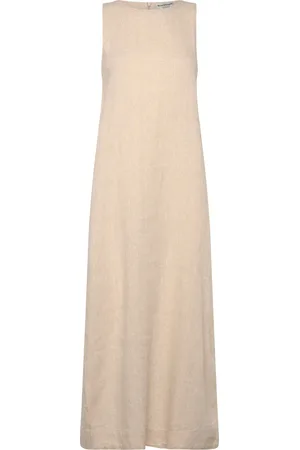 Bruun & Stengade Bs Aggeliki Dress Maxikjole Festkjole Beige