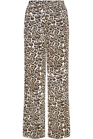 Freequent Fqsamy-Pants Bottoms Trousers Wide Leg Beige