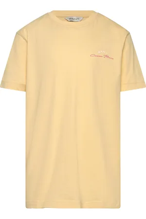 GANT Sailing Gaphic T-Shirt Tops T-Kortærmet Skjorte Yellow