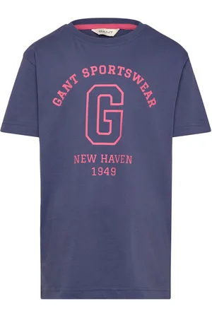 GANT Sportswear Arch T-Shirt Tops T-Kortærmet Skjorte Navy