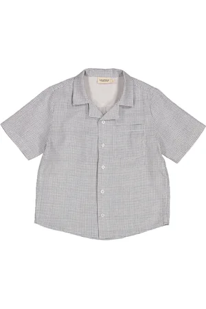 Marmar Copenhagen Tage Tops Shirts Short-sleeved Shirts Grey