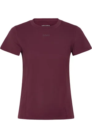 Björn Borg Borg Sleek T-Shirt Sport Women Sport Clothing Sports Tops & T-shirts Sport T-Skjorte Burgundy