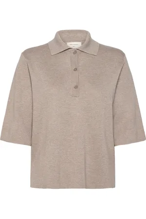 Freequent Pullover From Freequent In A Soft, Fine-Knit Material Tops Knitwear Jumpers Beige