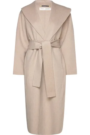 INWEAR Millaiw Shawlcollar Outerwear Coats Winter Coats Beige