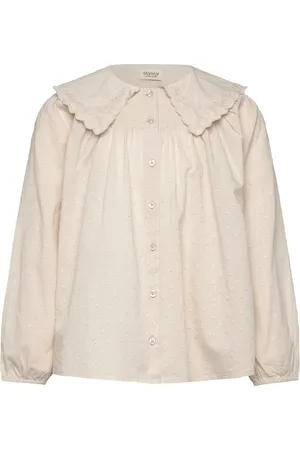 Marmar Copenhagen Takiri Tops Shirts Long-sleeved Shirts Beige