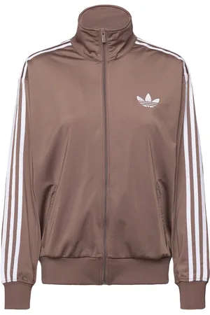 adidas Firebird Tt Sport Women Sport Clothing Sport Sweatshirts & Hoodies Sport Sweatshirts Brown