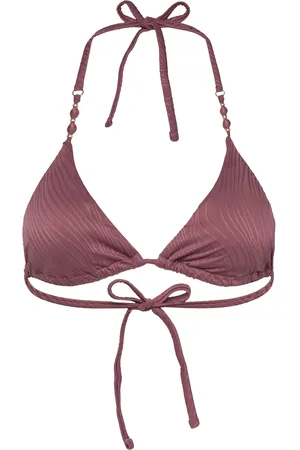 Hunkemöller Cozumel Triangle Swimwear Bikinis Bikini Tops Triangle Bikinitops Brown