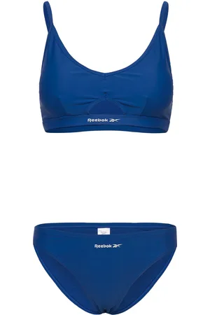 Reebok Womens Rbk Bikini Sasha Sport Women Sport Clothing Sport Swimwear Sport Bikinis Blue