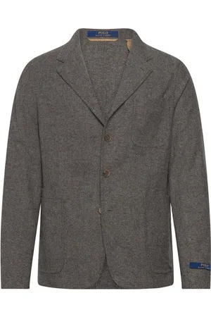 Ralph Lauren Polo Modern Herringb Sport Coat Suits & Blazers Blazers Single Breasted Blazers Black