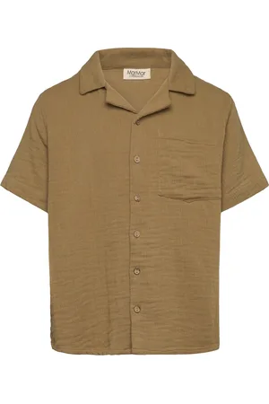 Marmar Copenhagen Tage Tops Shirts Short-sleeved Shirts Green